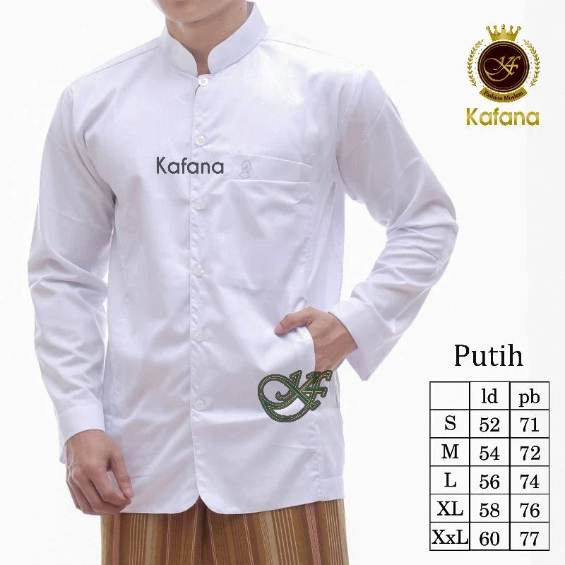 BAJU KOKO TANGAN PANJANG JASCO EXCLUSIV KAFANA Baju Muslim Pria Modern