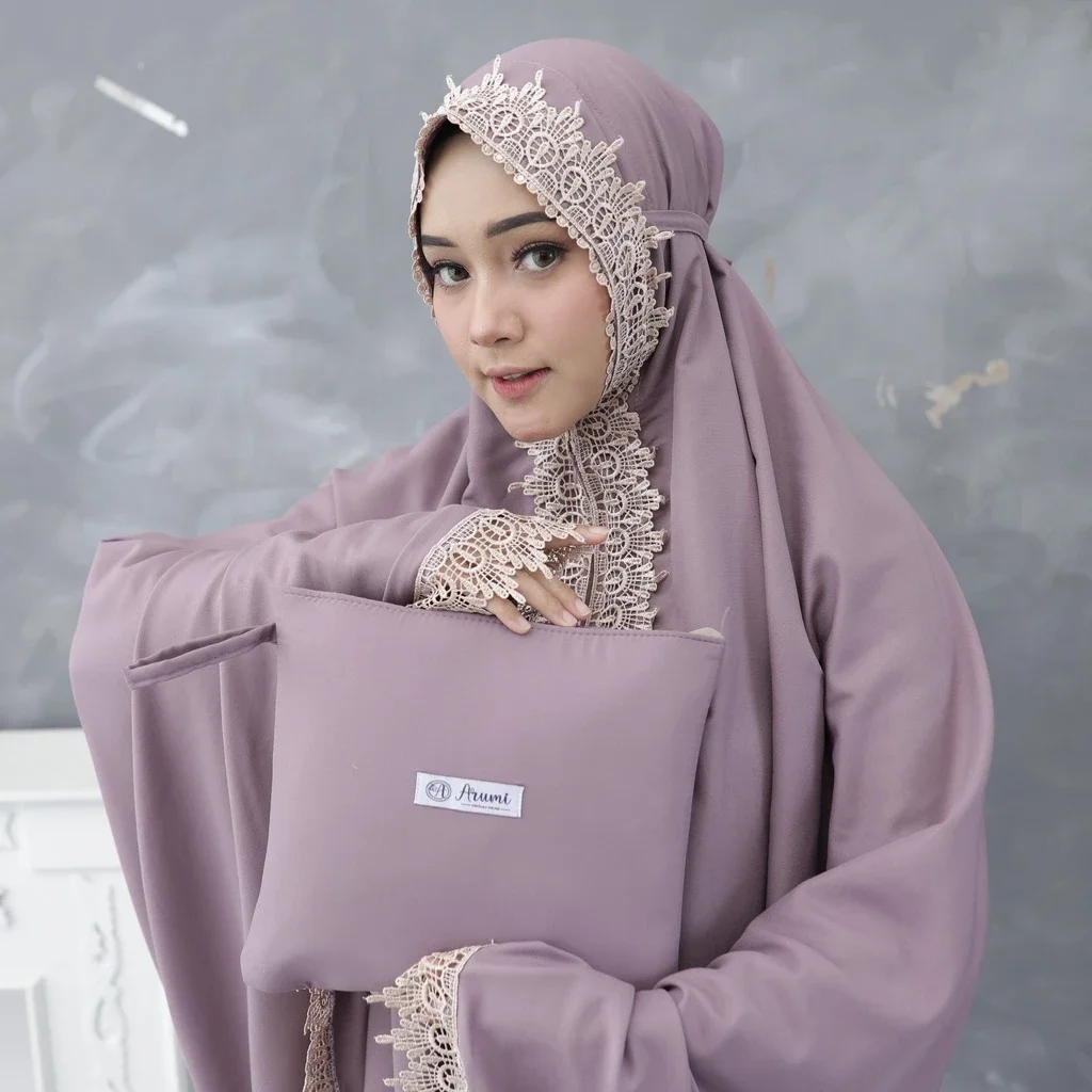 MUKENA MEWAH MURAH ARUMI 2IN1 KATUN MIKRO IMPORT PREMIUM